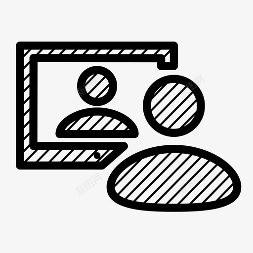 聊天交流讲话图标svg_新图网 https://ixintu.com 个人模式图标 交流 交谈 聊天 讲话