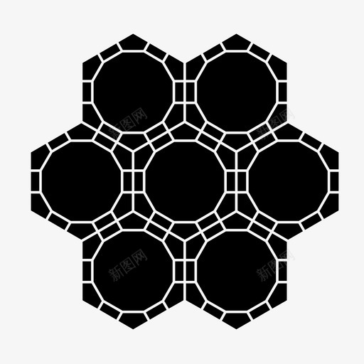 瓷砖图案几何图案几何图形图标svg_新图网 https://ixintu.com 六边形瓷砖 六边形瓷砖图案 六边形设计 几何图形 几何图案 无缝 瓷砖图案
