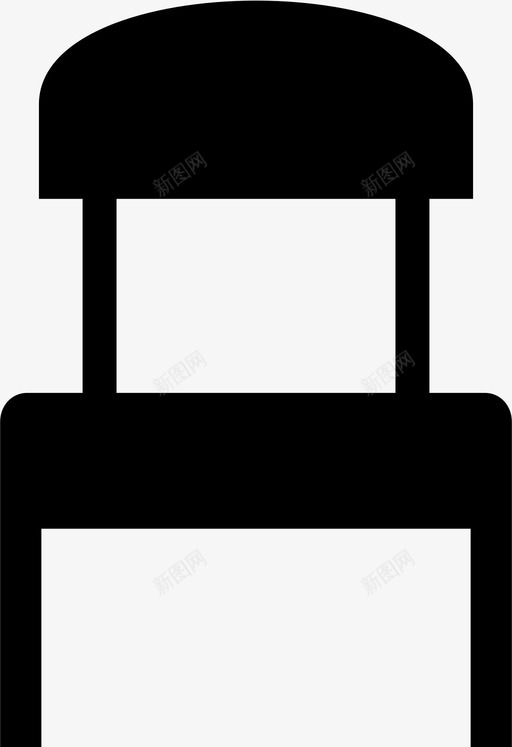 椅子扶手椅家具图标svg_新图网 https://ixintu.com 办公室 家具 座位 扶手椅 椅子