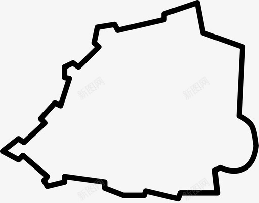 梵蒂冈教堂城市图标svg_新图网 https://ixintu.com 国家 城市 意大利 教堂 教皇 梵蒂冈 罗马