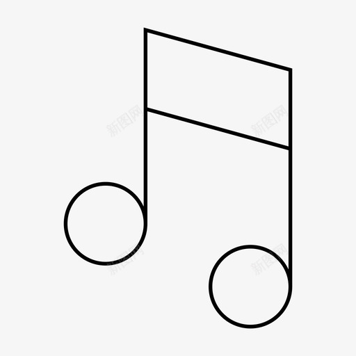 音乐和弦乐器图标svg_新图网 https://ixintu.com 乐器 和弦 学校 音乐 音符
