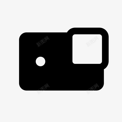 专业动作相机图标svg_新图网 https://ixintu.com 专业 动作 摄影 相机