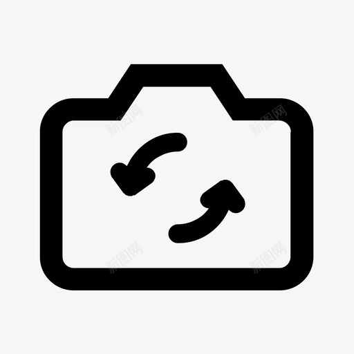 切换摄像头更改翻转摄像头图标svg_新图网 https://ixintu.com 切换摄像头 刷新 前置摄像头 更改 翻转摄像头