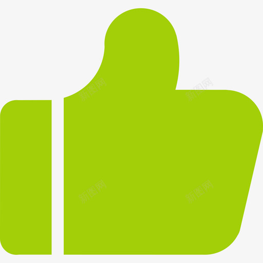 已点赞-绿色svg_新图网 https://ixintu.com 已点赞-绿色