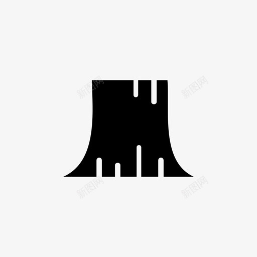 木材建筑森林图标svg_新图网 https://ixintu.com 工具 建筑 木材 森林