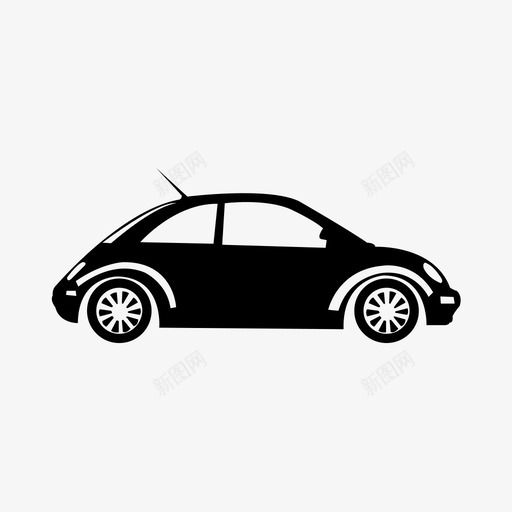 车四轮车图标svg_新图网 https://ixintu.com 四轮车 车