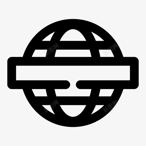 网址浏览器互联网图标svg_新图网 https://ixintu.com 互联网 基本要素2空白粗体 浏览器 网址 长毛绒