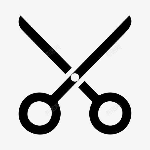 剪刀剪编辑图标svg_新图网 https://ixintu.com 修理 剪 剪刀 编辑