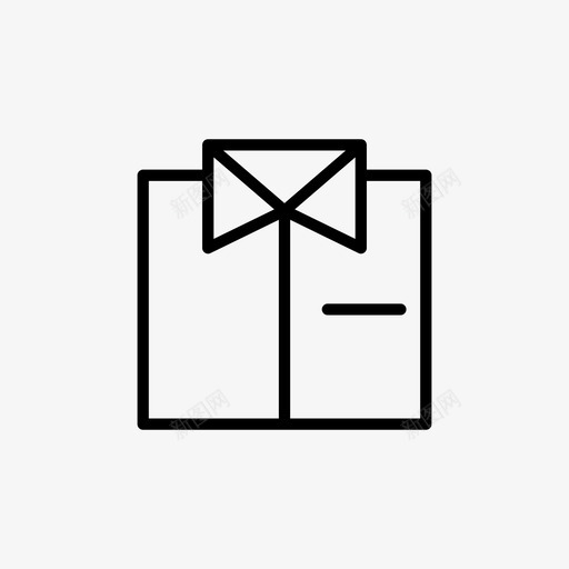 衬衫衣服连衣裙图标svg_新图网 https://ixintu.com 正式 着装规范 衣服 衬衫 连衣裙