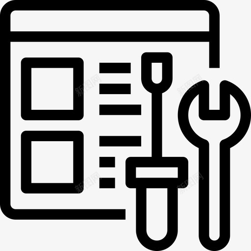 开发应用修复图标svg_新图网 https://ixintu.com 修复 应用 开发 网页设计和网页开发 配对