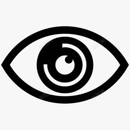眼睛鞋带看图标svg_新图网 https://ixintu.com 看 眼睛 鞋带