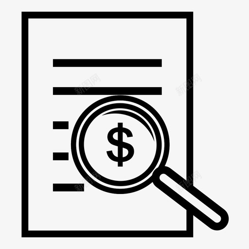 搜索文档业务文件图标svg_新图网 https://ixintu.com 业务 业务2 循环 搜索文档 文件 纸张