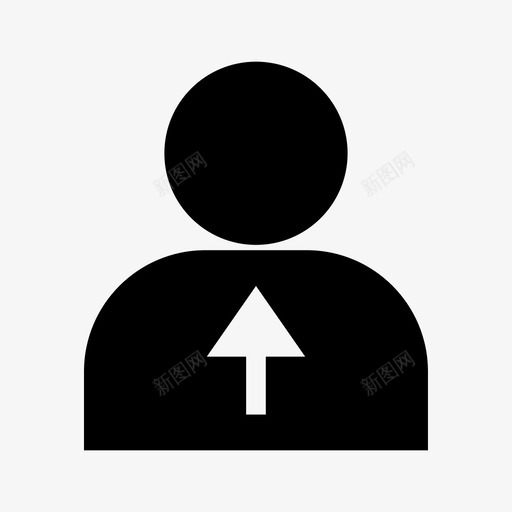 人点向上图标svg_新图网 https://ixintu.com 人 向上 点