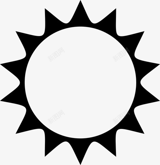 太阳星系外层空间图标svg_新图网 https://ixintu.com 外层空间 太阳 太阳系 星系