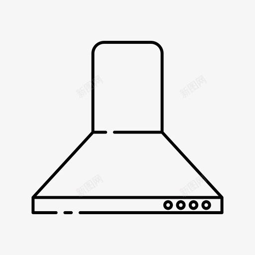 抽油烟机炊具厨具图标svg_新图网 https://ixintu.com 厨具 厨具烹饪角落 厨房 抽油烟机 炊具 过滤器