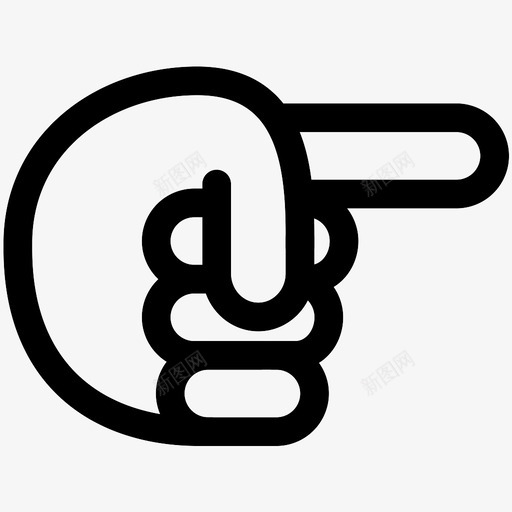 对可爱表情图标svg_新图网 https://ixintu.com 可爱 对 手 手指 表情