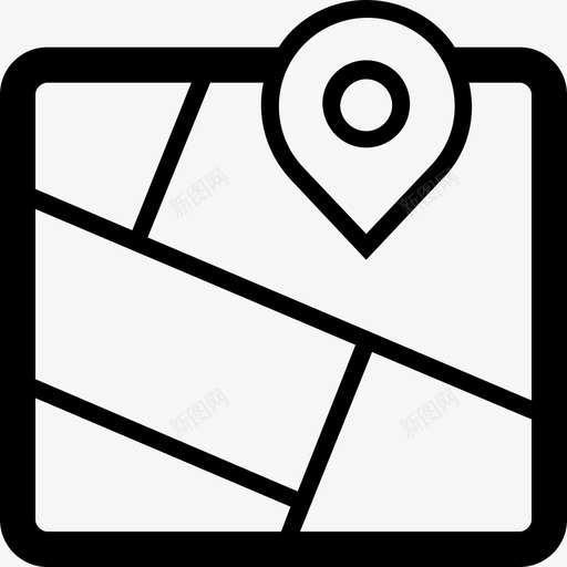 地图line_01svg_新图网 https://ixintu.com 地图line_01