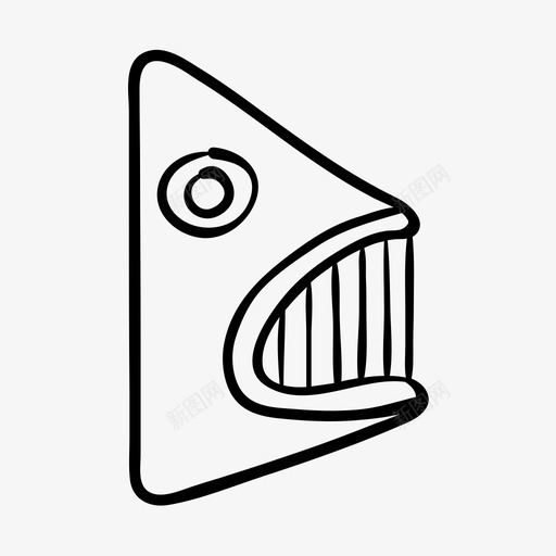 滤鱼手拉海图标svg_新图网 https://ixintu.com 手拉 海 海底 滤鱼