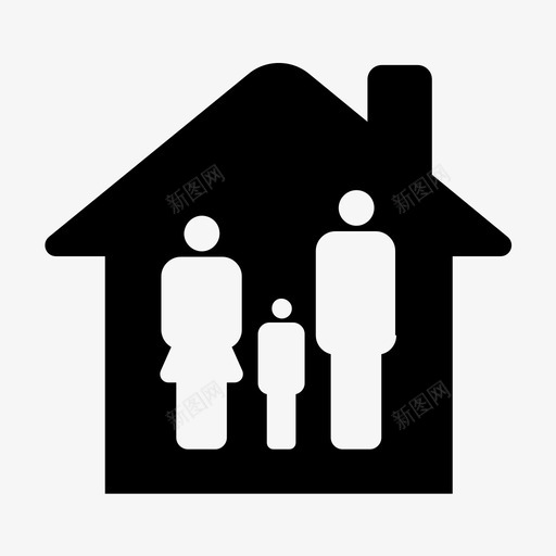 父母家庭家庭团体图标svg_新图网 https://ixintu.com 家庭 家庭团体 家庭成员 幸福家庭 父母