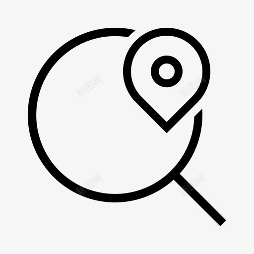 本地搜索引擎优化全局位置图标svg_新图网 https://ixintu.com 位置 全局 搜索 本地搜索引擎优化
