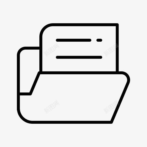 文件夹应用程序菜单图标svg_新图网 https://ixintu.com 应用程序 文件夹 用户界面 菜单 选项