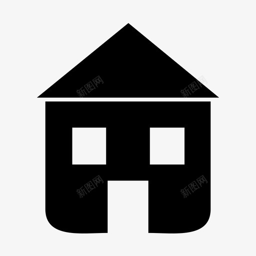 家大楼联系图标svg_新图网 https://ixintu.com 大楼 家 联系 联系我们 豪斯
