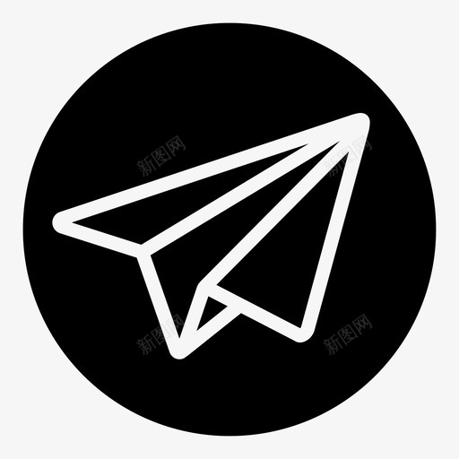 纸飞机飞机飞行图标svg_新图网 https://ixintu.com 发送消息 折纸 消息 纸飞机 飞机 飞行