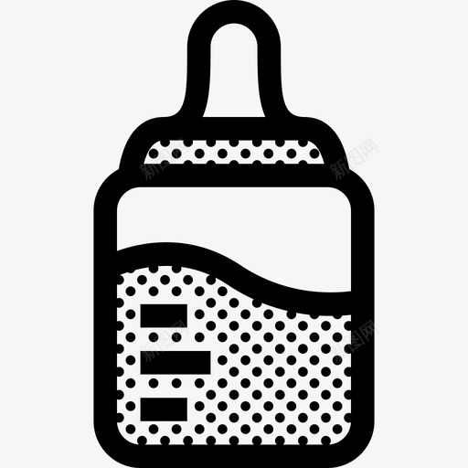 婴儿奶瓶喂养牛奶图标svg_新图网 https://ixintu.com 喂养 婴儿奶瓶 杂点 牛奶