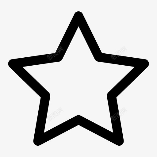 星星书签收藏图标svg_新图网 https://ixintu.com 书签 喜欢 基本图标所有尺寸 收藏 星星 评级