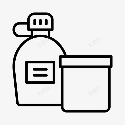 野营设备活动饮料图标svg_新图网 https://ixintu.com 娱乐 活动 爱好 野营设备 饮料