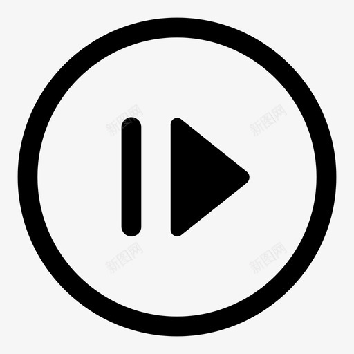 下一帧音频控制图标svg_新图网 https://ixintu.com 下一帧 快进 控制 播放机 音频 音频控制