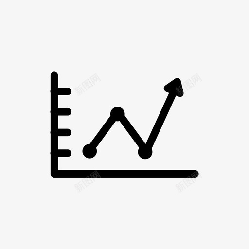 图表业务折线图图标svg_新图网 https://ixintu.com 业务 图表 折线图