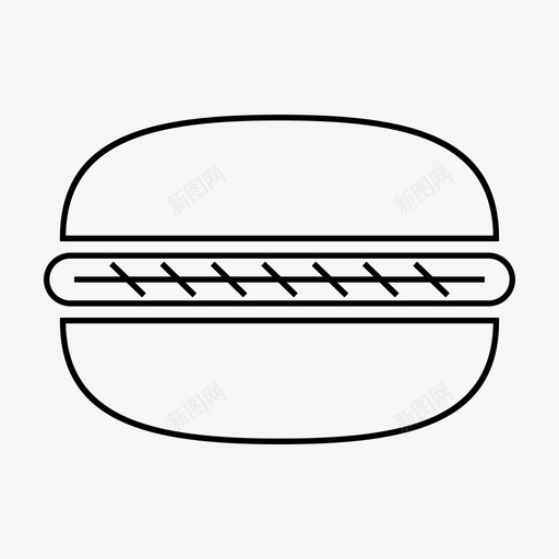 汉堡牛肉汉堡饲料图标svg_新图网 https://ixintu.com 汉堡 牛肉汉堡 电影 电影院 食物 饲料