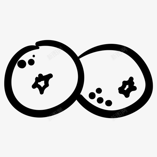 橘子浆果蓝莓图标svg_新图网 https://ixintu.com 手绘 橘子 浆果 蓝莓 蔓越莓
