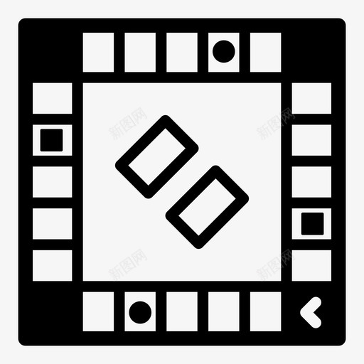 棋盘游戏欢乐垄断图标svg_新图网 https://ixintu.com 垄断 垄断游戏 棋盘游戏 欢乐 策略