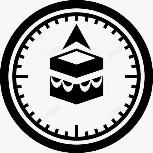 齐布拉罗盘伊斯兰偶像图标svg_新图网 https://ixintu.com 伊斯兰偶像 齐布拉罗盘