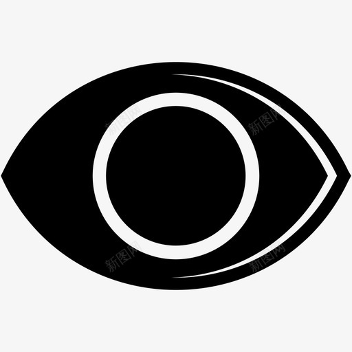 眼睛引导带看图标svg_新图网 https://ixintu.com 引导带 看 眼睛