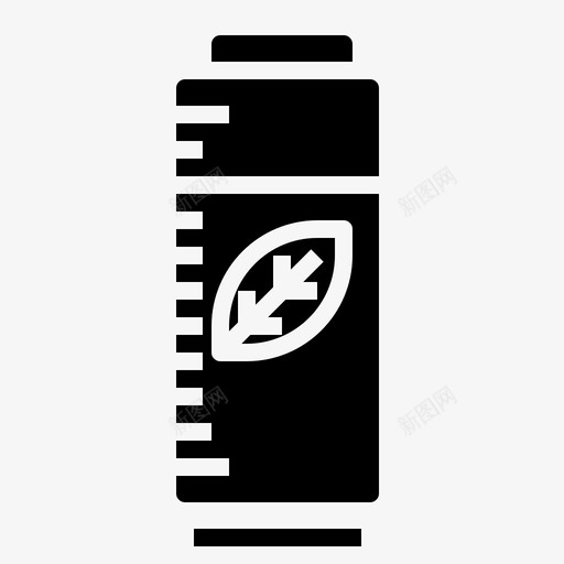 电池环保再利用图标svg_新图网 https://ixintu.com ecopower固态 再利用 环保 电池