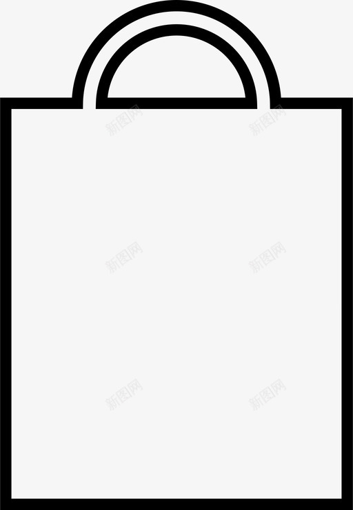 购物袋杂货袋采购图标svg_新图网 https://ixintu.com 杂货袋 购物袋 采购 零售