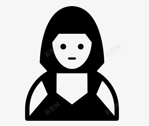阿凡达酒保女人图标svg_新图网 https://ixintu.com 女人 酒保 阿凡达
