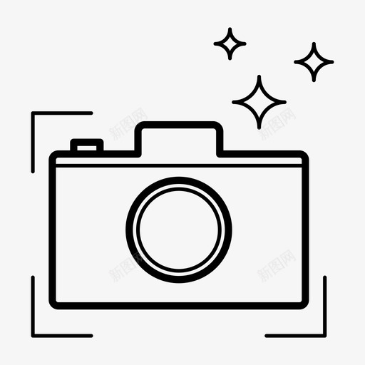 照相机修整设置图标svg_新图网 https://ixintu.com 修整 取景器 摄影 照相机 设置