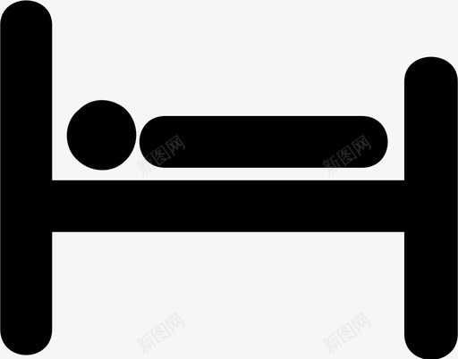 睡觉做梦休息图标svg_新图网 https://ixintu.com 休息 做梦 睡觉