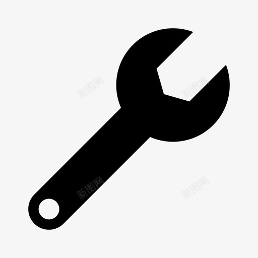扳手套件设置图标svg_新图网 https://ixintu.com 套件 工具 扳手 设置