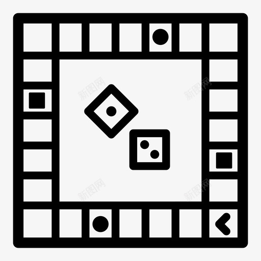 棋盘游戏乐趣欢乐图标svg_新图网 https://ixintu.com 乐趣 垄断 垄断游戏 棋盘游戏 欢乐 策略