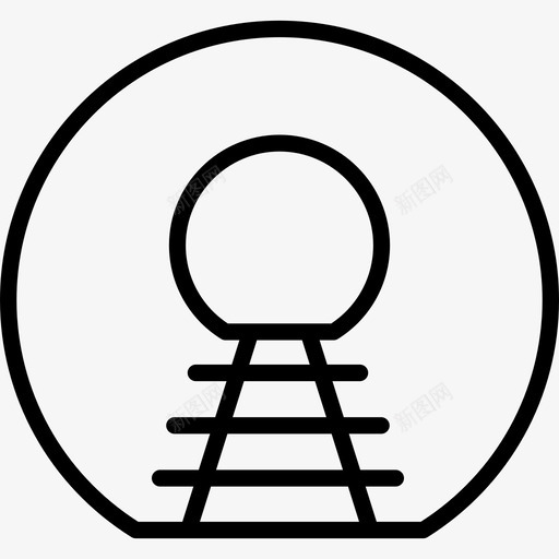 隧道运输管道图标svg_新图网 https://ixintu.com 管道 运输 隧道