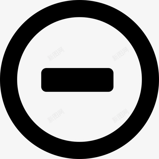 删除圆形按钮形状web象形图图标svg_新图网 https://ixintu.com web象形图 删除圆形按钮 形状
