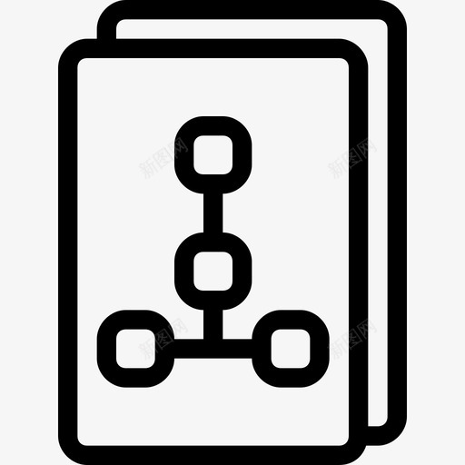 作业流程图连接管理图标svg_新图网 https://ixintu.com 作业流程图 站点地图 管理 网络 连接