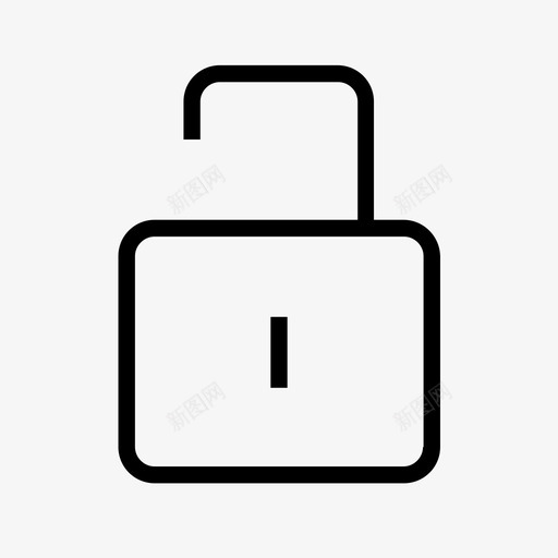解锁不安全基本ui图标svg_新图网 https://ixintu.com 不安全 基本ui图标 解锁