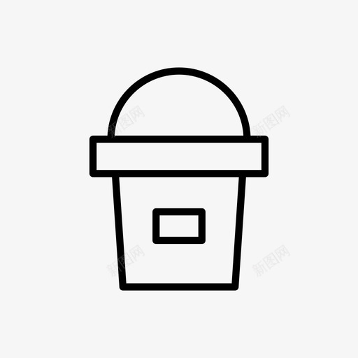 奶昔咖啡饮料图标svg_新图网 https://ixintu.com 咖啡 奶昔 饮料