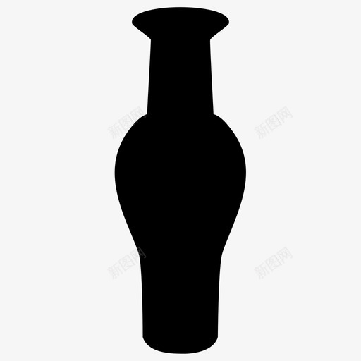 花瓶装饰品花图标svg_新图网 https://ixintu.com 壶 花 花瓶 装饰品 陶器